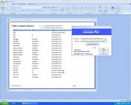 Access Pro Table Compare screenshot
